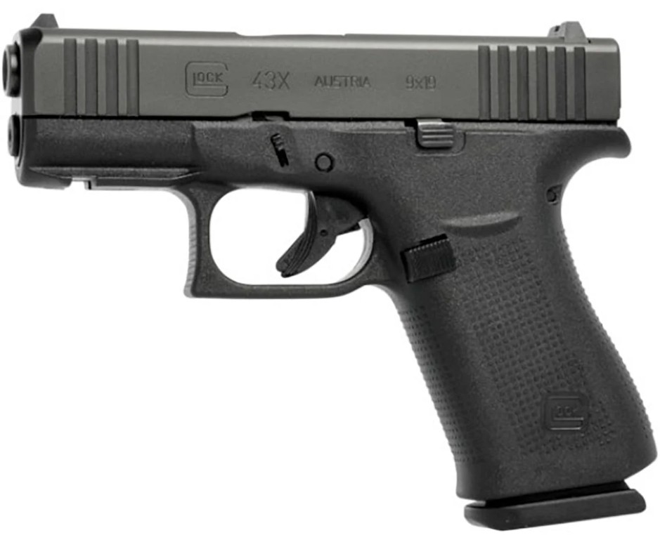 Glock GLOCK G43X 9mm 3.41" 15rd - Black