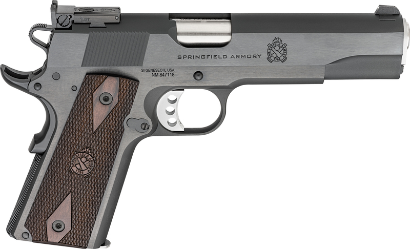 SPRINGFIELD ARMORY 1911 Garrison Target 45 ACP 5" 7rd w/ Adjustable Sight - Blued