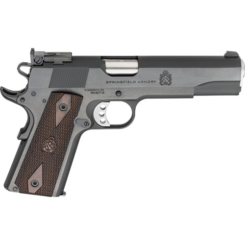 SPRINGFIELD ARMORY 1911 Garrison Target 45 ACP 5 7rd w Adjustable Sight  Blued