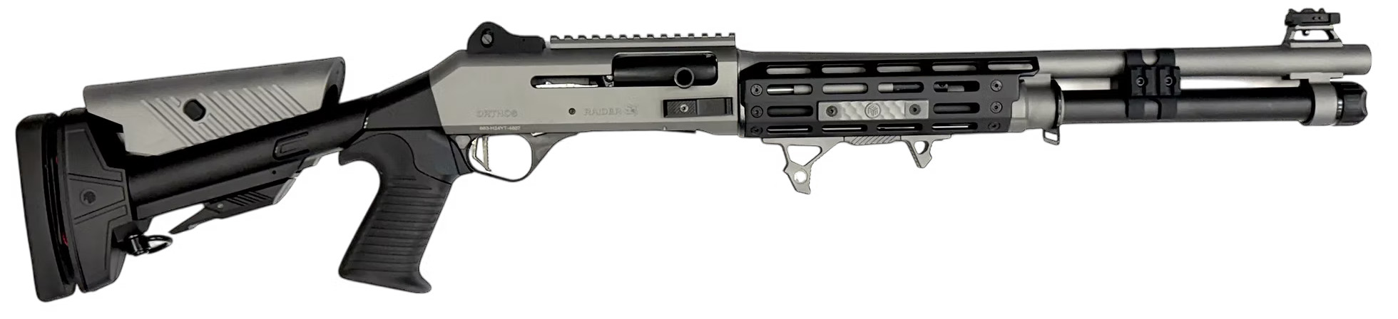 ORTHOS Raider S4 12Ga 18" 6rd - Grey Cerakote