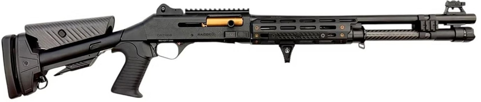 ORTHOS Raider S4 Pew View Elite 12GA 18" 6rd - Black
