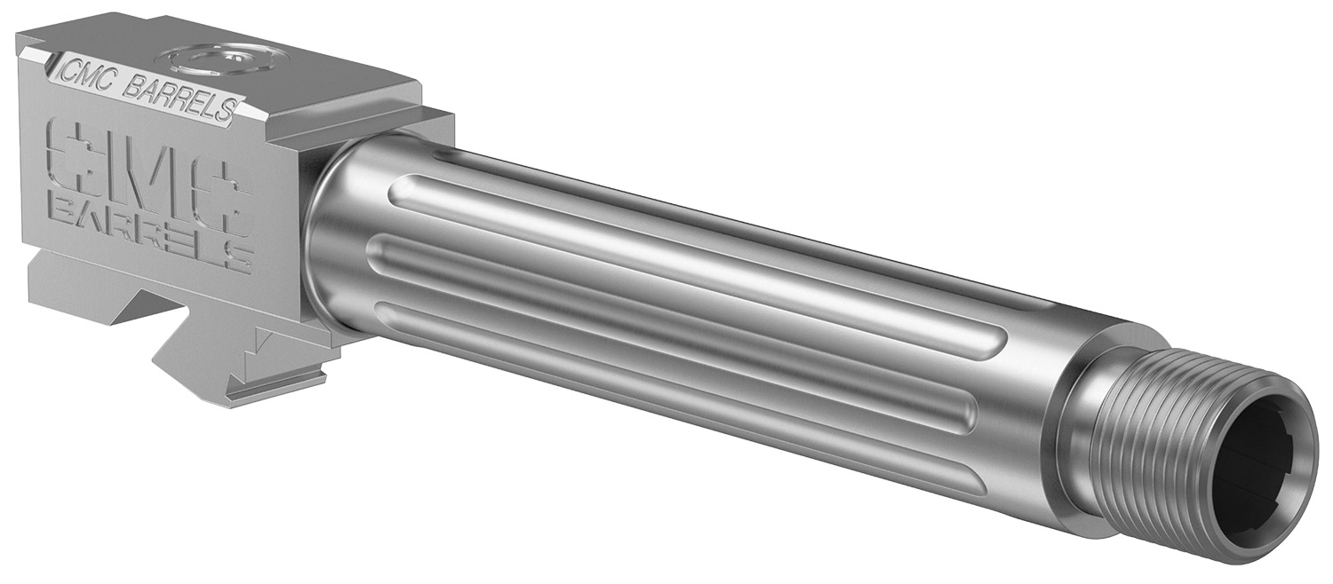 CMC Triggers CMC TRIGGERS Glock 19 Fluted Barrel - Threaded Stainless HxBN