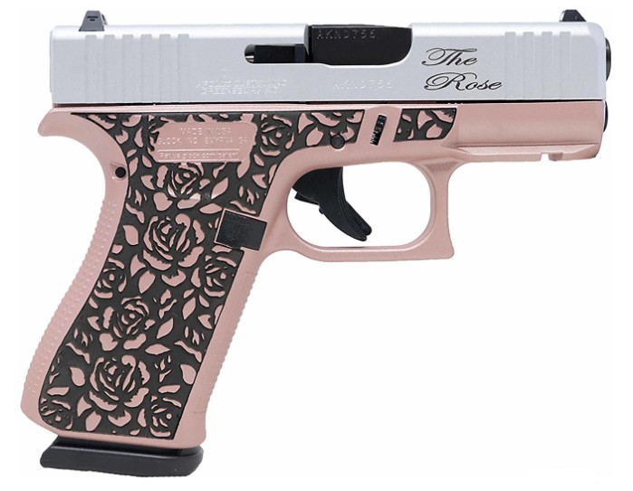 Glock GLOCK G43X MOS 9mm 3.41" 10rd - Rose Gold