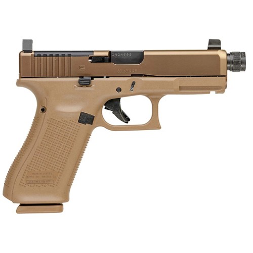 GLOCK G19XV MOS 9mm 452 1719rd w Threaded Barrel  Coyote Brown