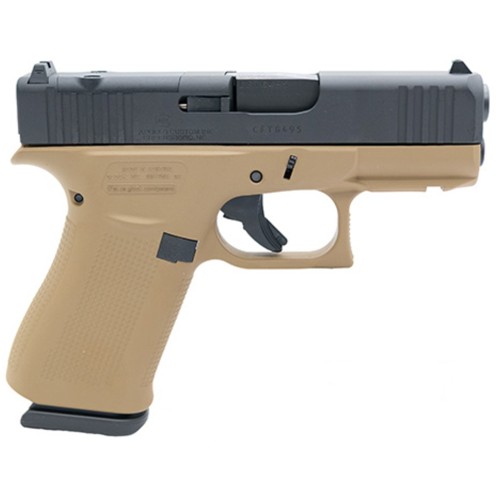 GLOCK G43X MOS 9mm 34 10rd  FDE and Black