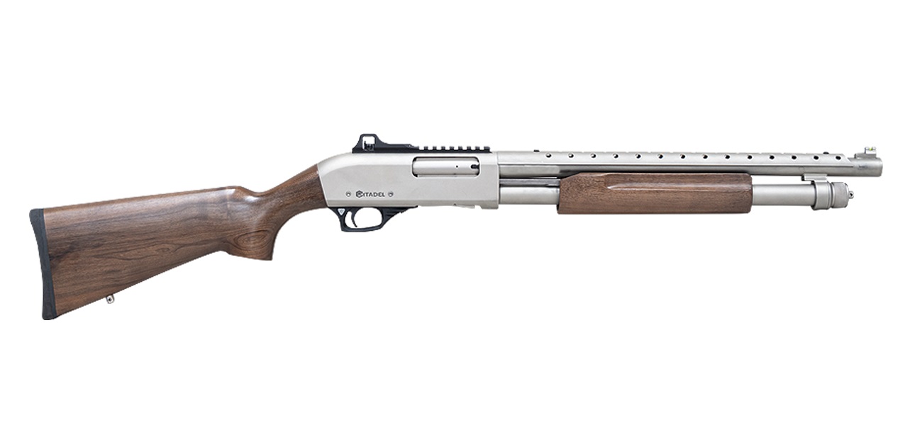 CITADEL Mariner 20Ga 18.5" Fixed Wood Stock Nickel