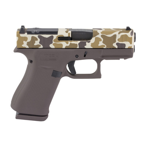 GLOCK G43X MOS 9mm 341 15rd Duck Camo