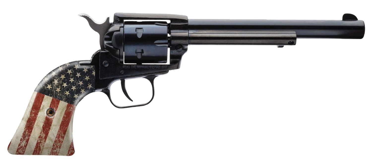HERITAGE MANUFACTURING Rough Rider 22LR 6.5" 6rd Black/US Flag