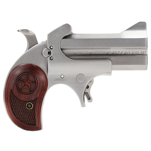 BOND ARMS Cowboy Defender 45 LC  410 Gauge 3 2rd  Stainless  Rosewood
