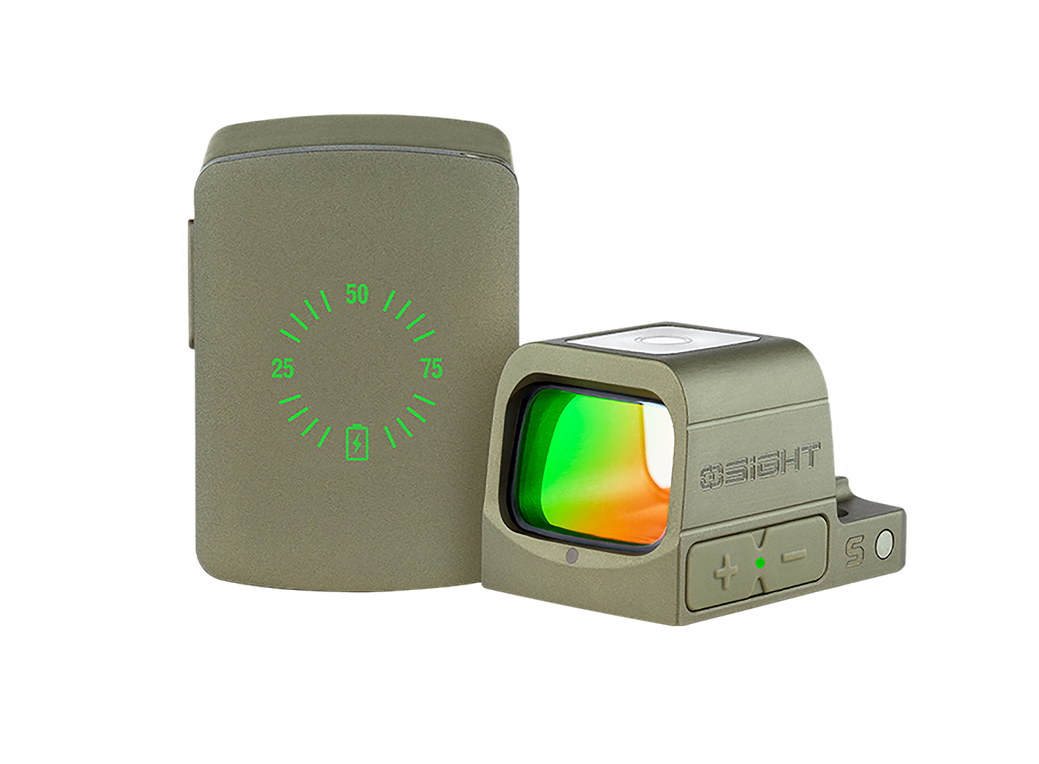 Osight OSIGHT Model S 1x 2 MOA Red Dot 32 MOA Circle OD Green