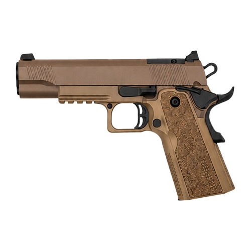TISAS 1911 Duty DS 9mm 5" 18rd Optic Ready Pistol - FDE/Coyote