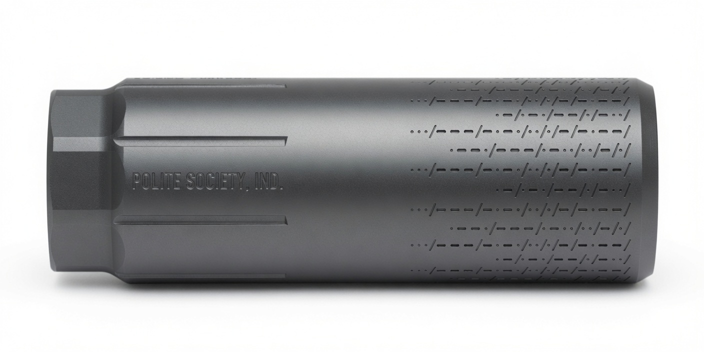 POLITE SOCIETY Fortitude 5.56 HD Inconel Silencer