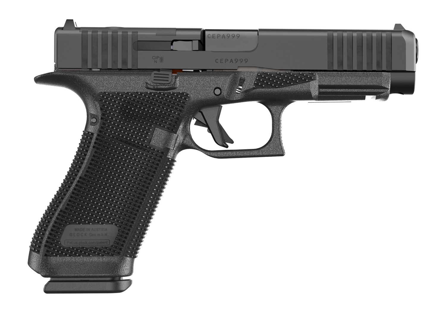 Glock GLOCK G17 G6 9mm ORS Fixed 10rd Black