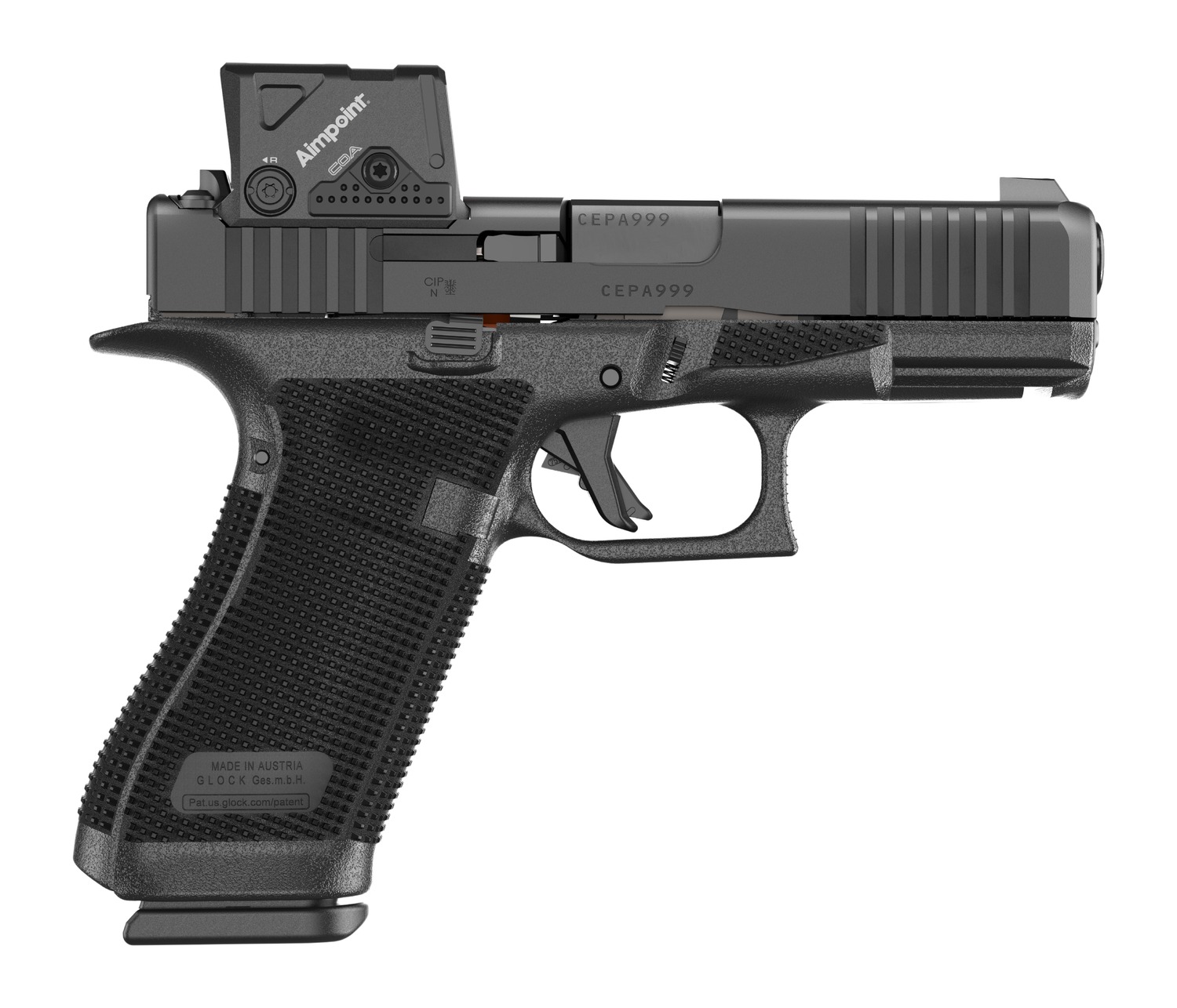 Glock GLOCK G45 G6 9mm DC8 Aimpoint 10rd Black