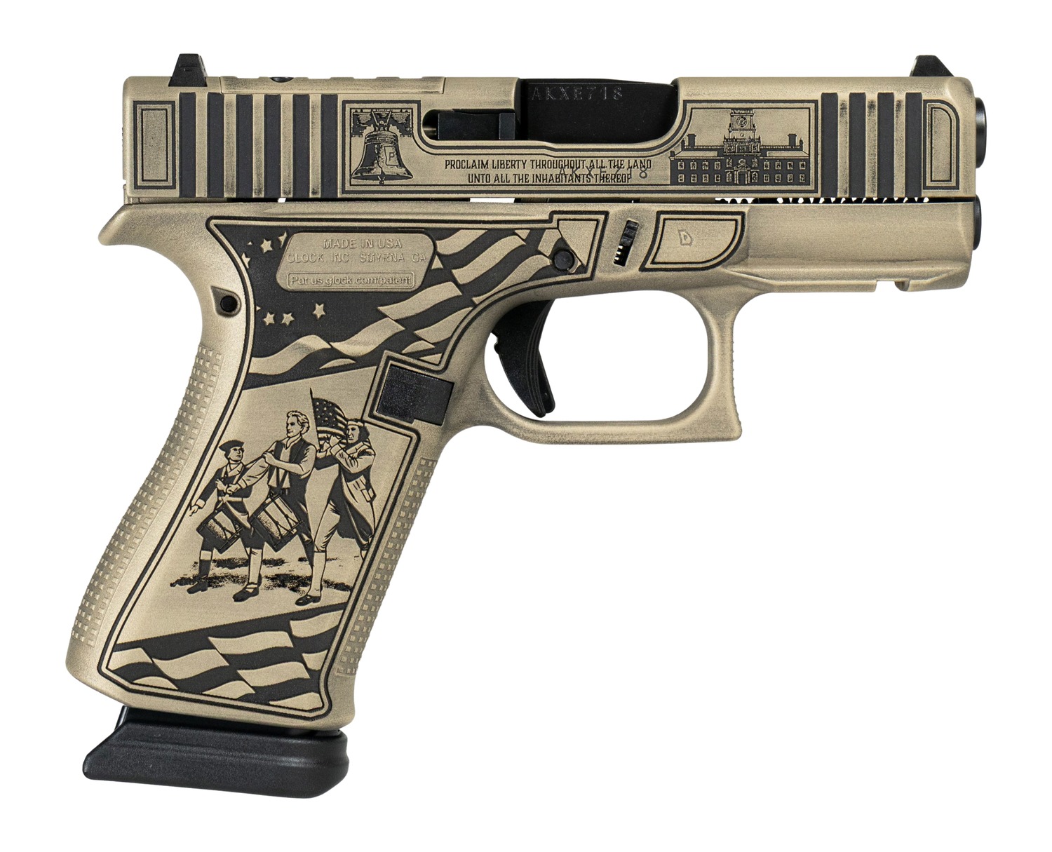 Glock GLOCK G43X 9mm 15rd Cerakote