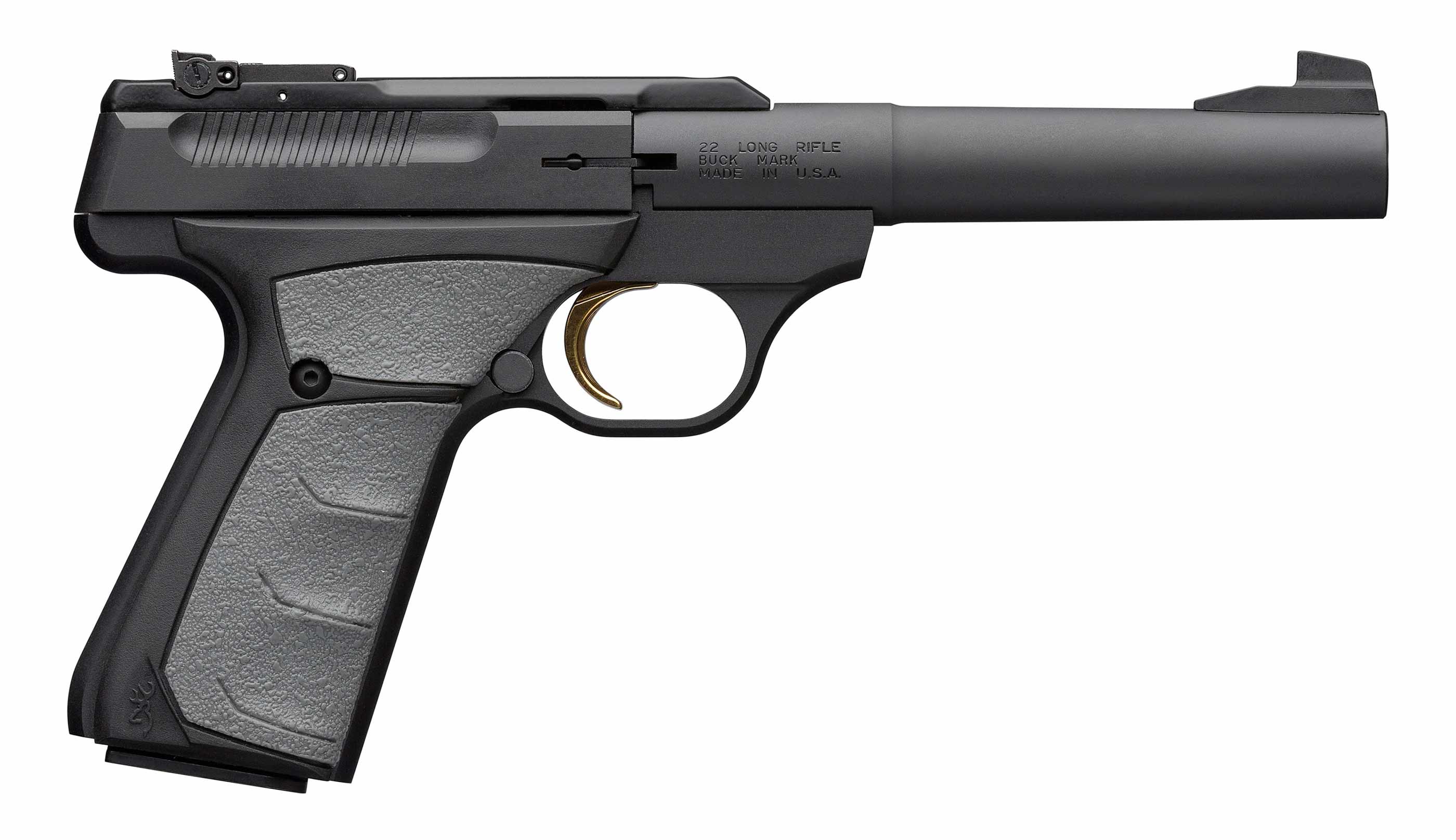 Browning Buck Mark Camper UFX, 22 LR, 5.50″ Barrel, 10 Rds, Matte Blued – 023614397663