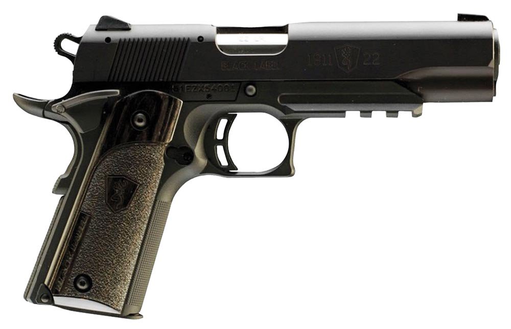 BROWNING 1911-22 22 LR 4.3″ 10rd Pistol – Black
