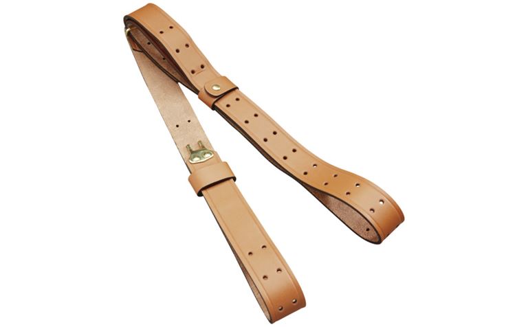 Butler Creek Butler Creek Military Leather Rifle Sling 1-1/4 in - Brown
