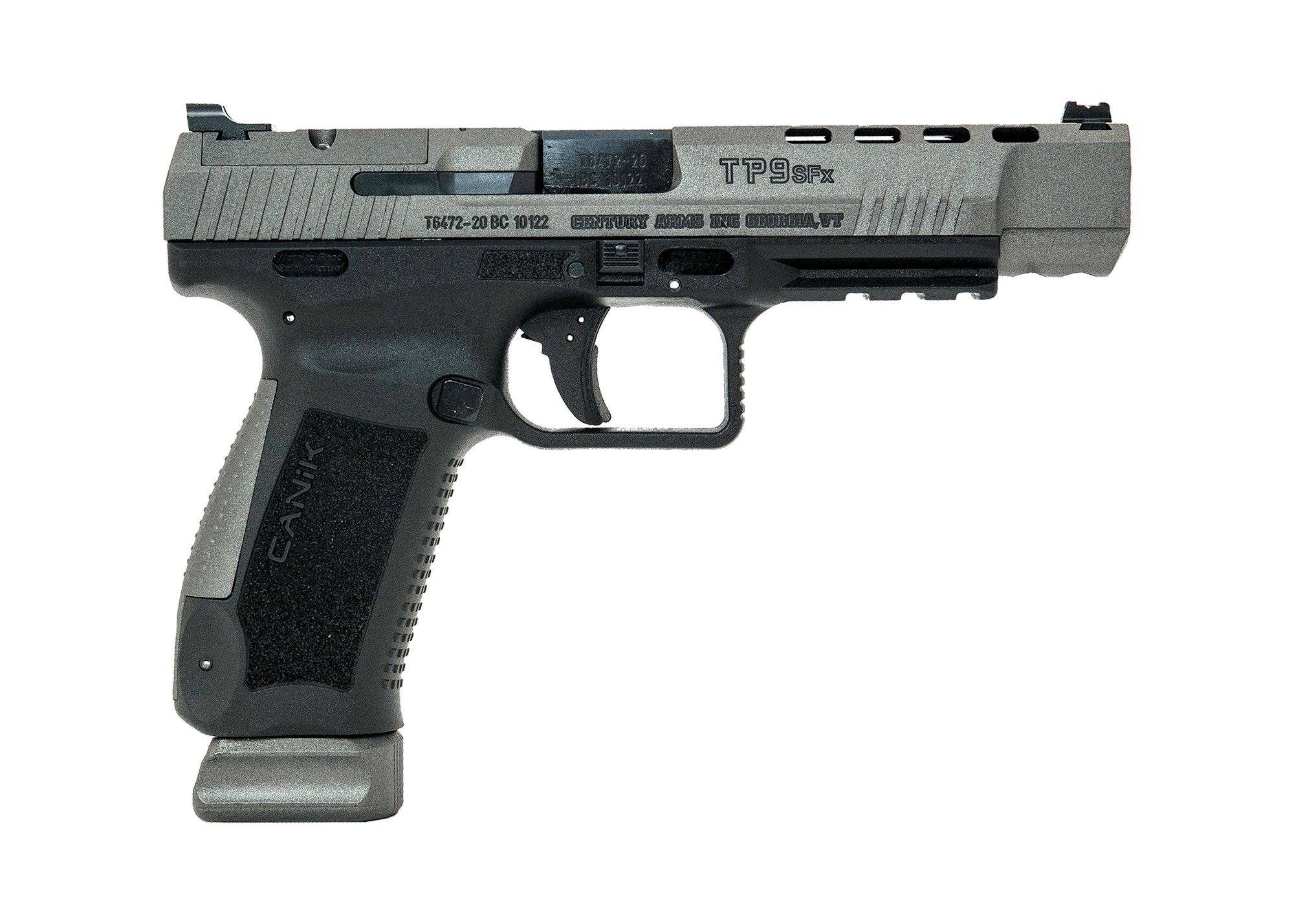 CANIK TP9SFX 9mm 5.2" 20rd - Tungsten / Black