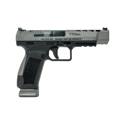CANIK TP9SFX 9mm 52 20rd  Tungsten  Black