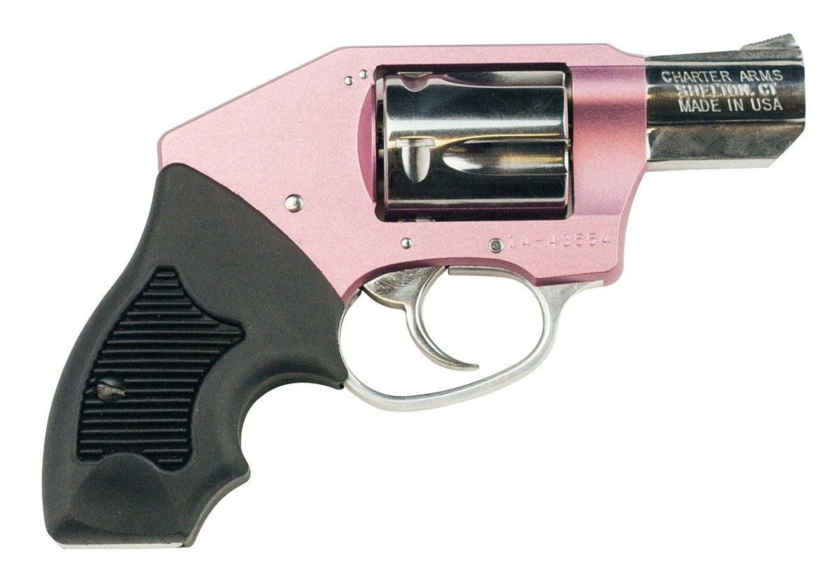 CHARTER ARMS Chic Lady 38 Special 2" 5rd Revolver - Pink / Hight Polish Stainless