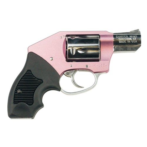 CHARTER ARMS Chic Lady 38 Special 2 5rd Revolver  Pink  Hight Polish Stainless