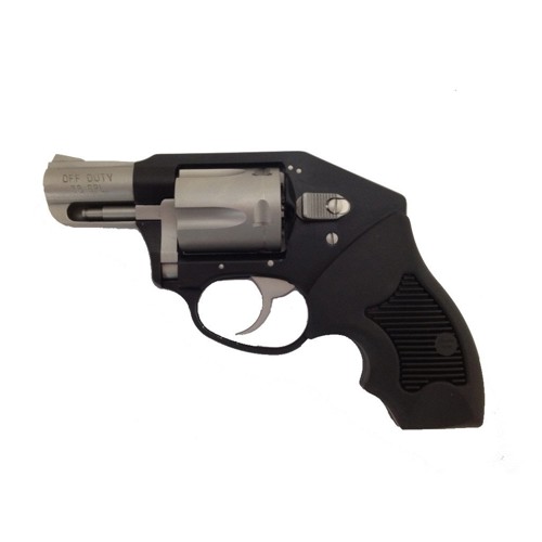 CHARTER ARMS Off Duty 38 Special 22 5rd Hamerless Revolver  Black  Stainless
