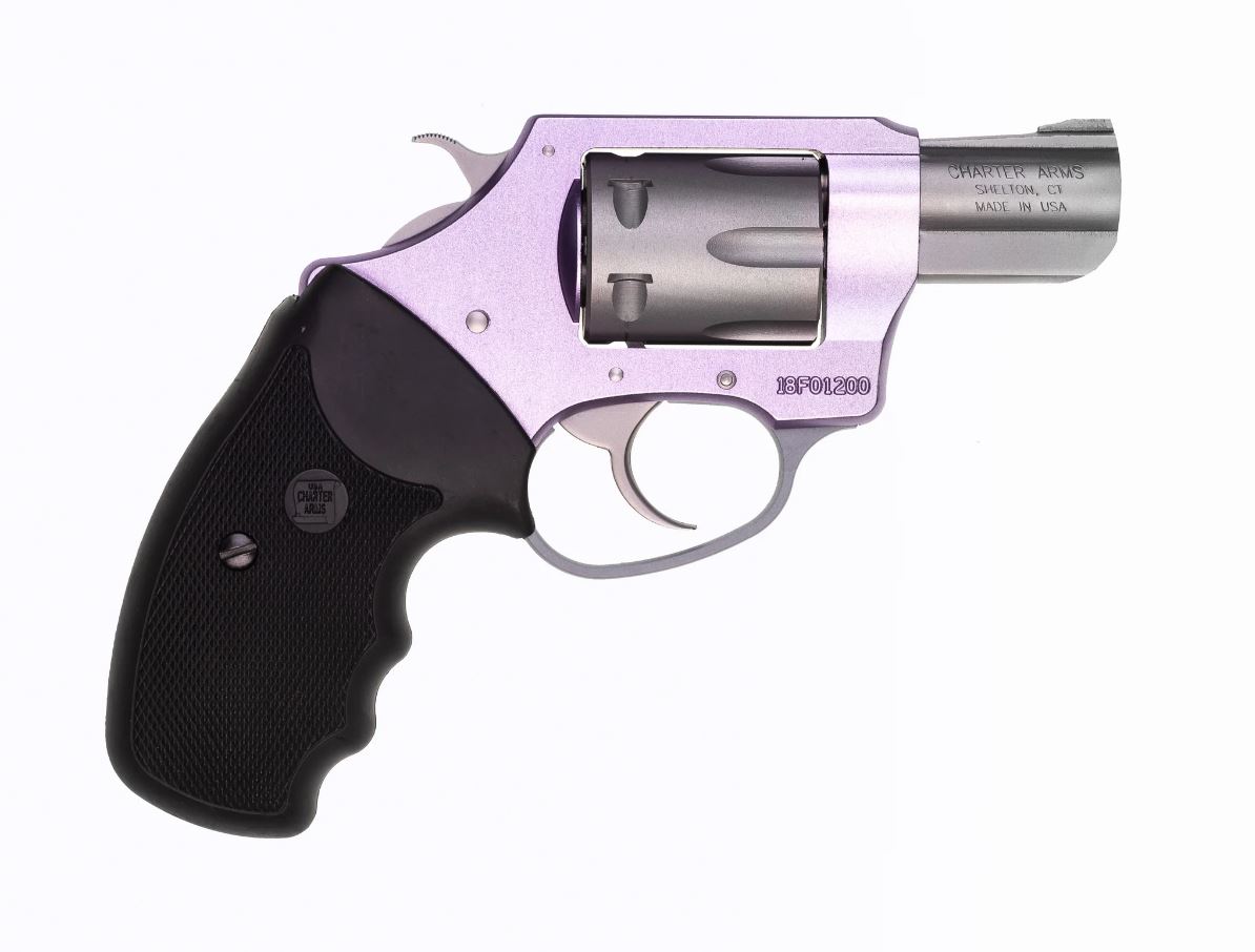 CHARTER ARMS Lavender Lady 22LR 2" 6rd Revolver - Stainless