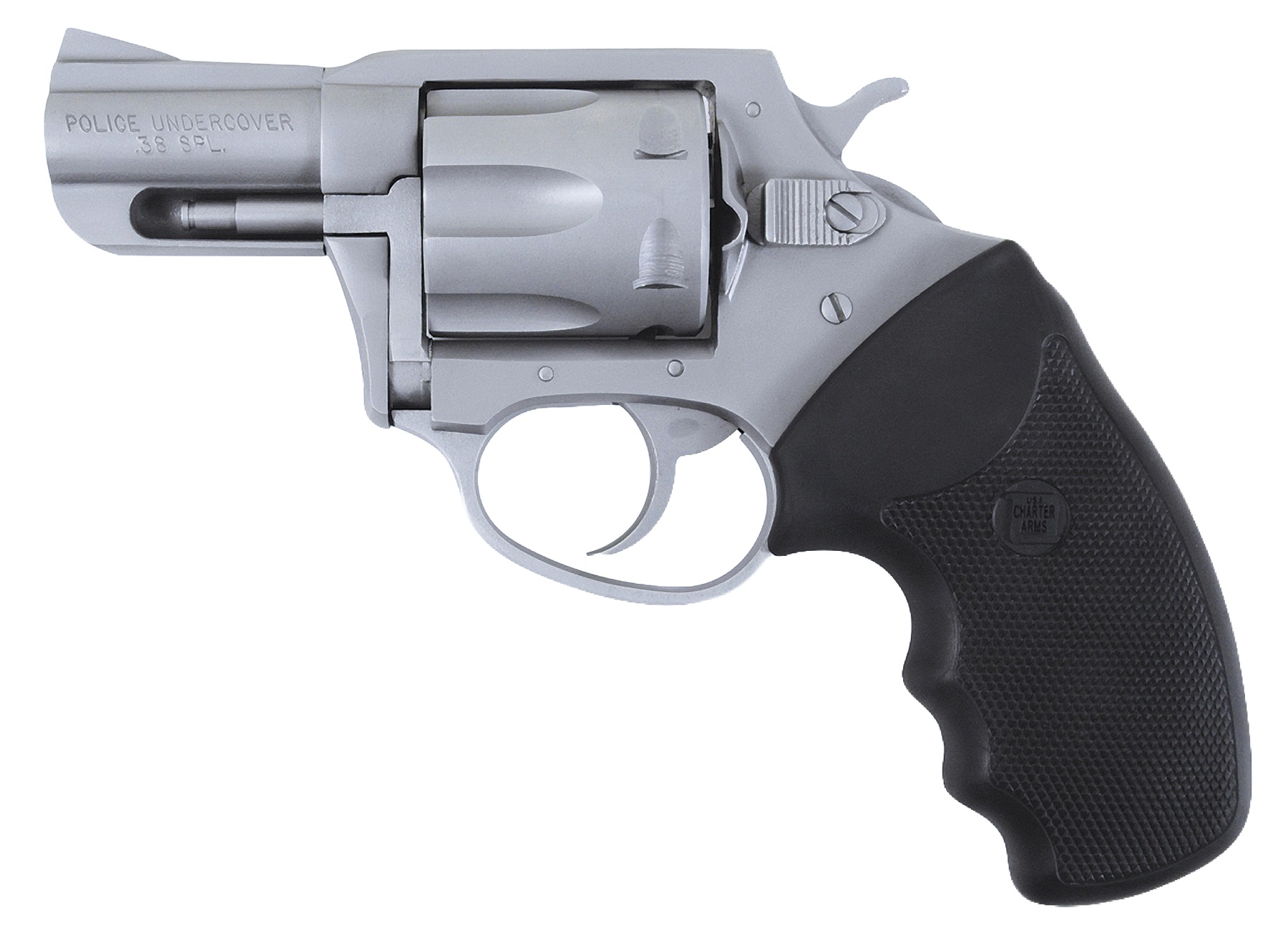 CHARTER ARMS Police Undercover 38 Special 2" 6rd Revolver - Matte Stainless