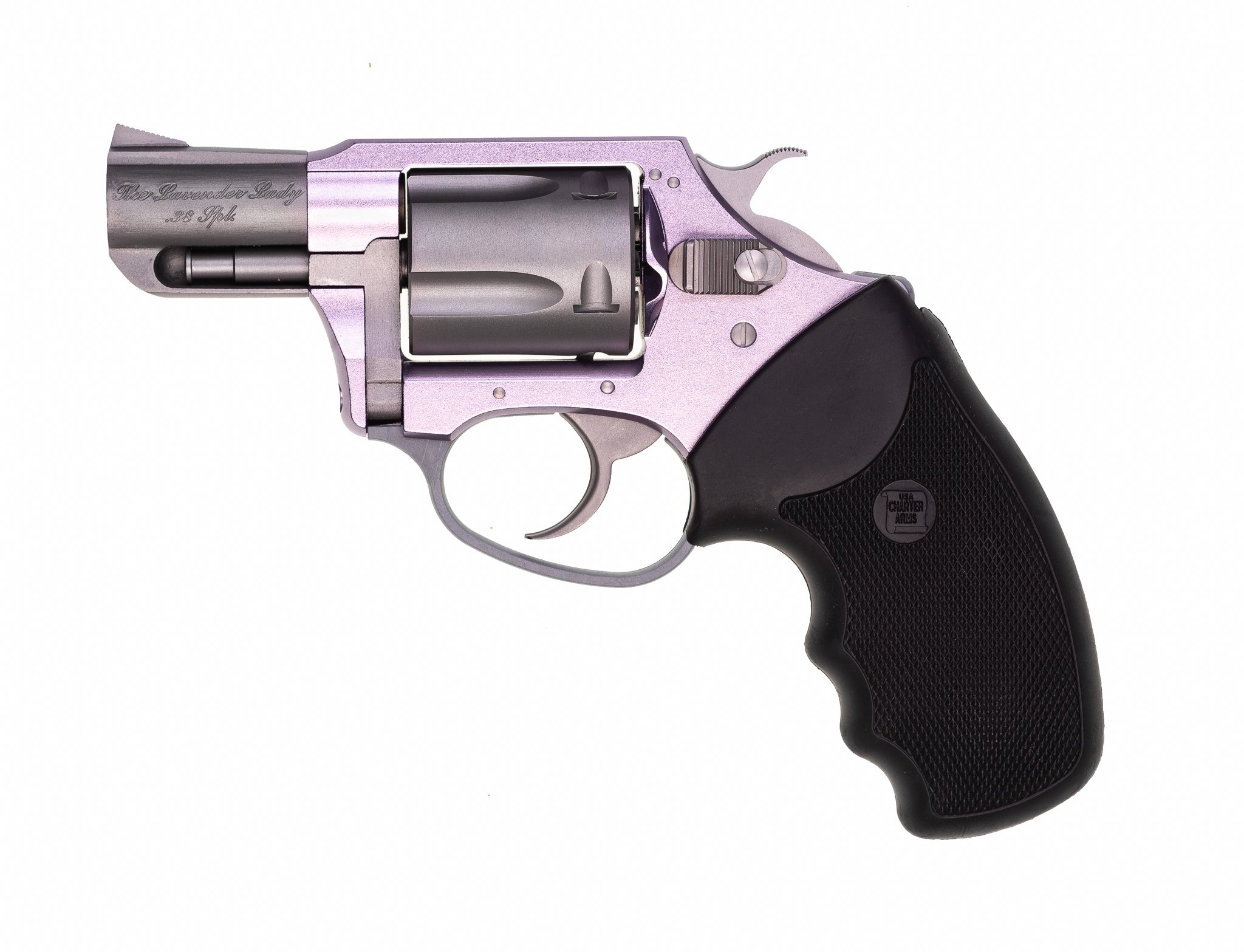 CHARTER ARMS Lavender Lady 38 Special 2" 5rd Revolver - Stainless