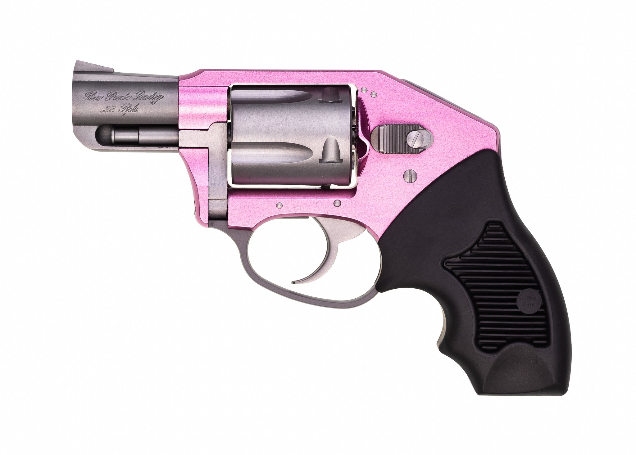CHARTER ARMS Pink Lady 38 Special +P 2" 5rd Revolver - Pink / Stainless