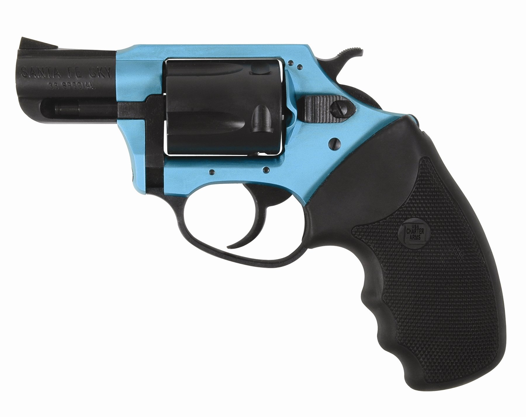 CHARTER ARMS Santa Fe 38 Special 2" 5rd Revolver - Turquoise / Black