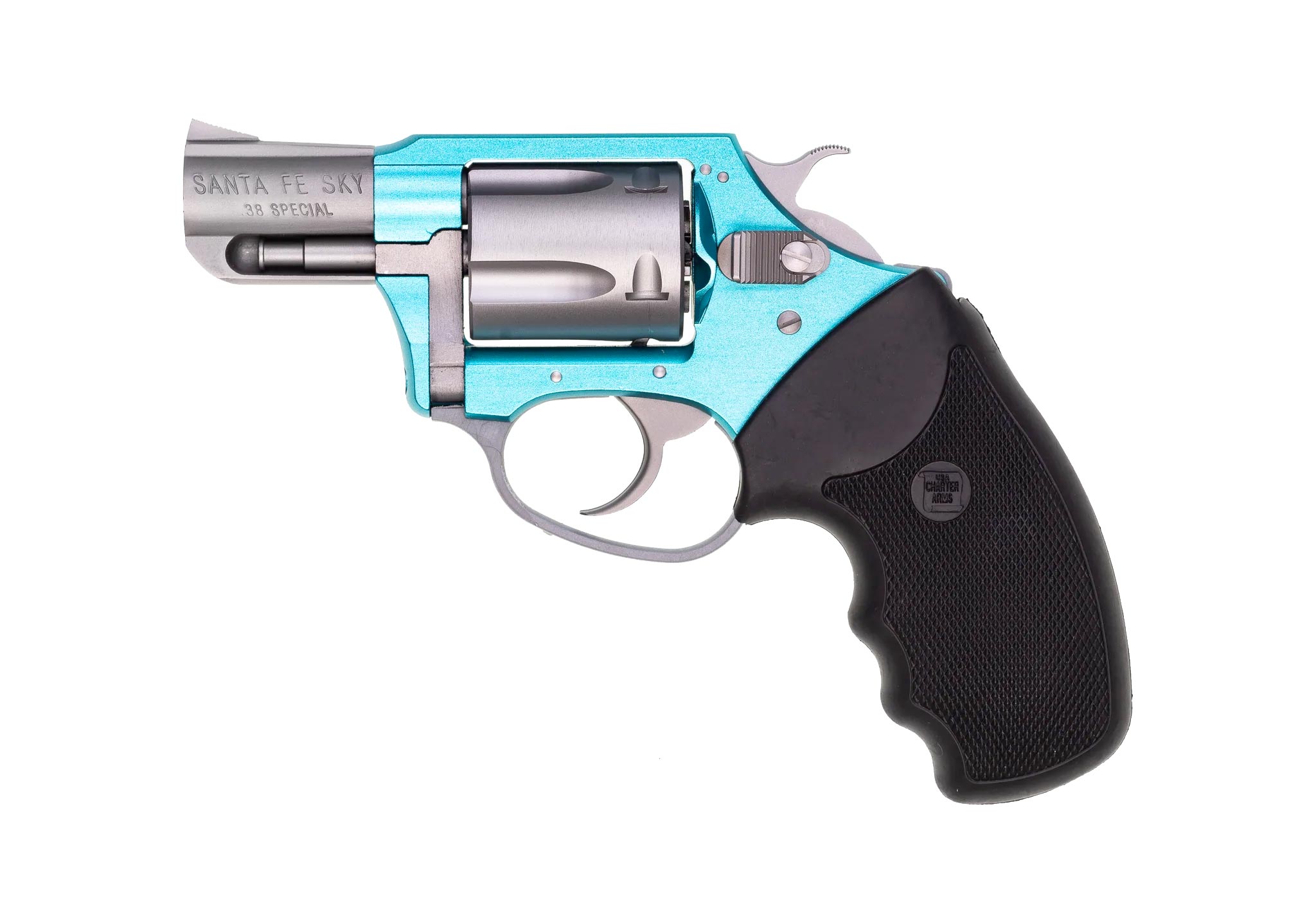 CHARTER ARMS Santa Fe 38 Special 2" 5rd Revolver - Turquoise / Stainless