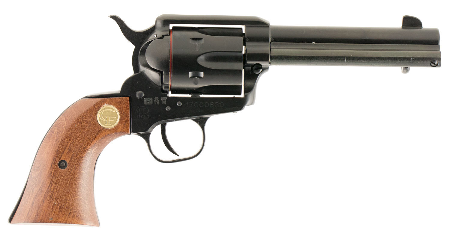 CHIAPPA FIREARMS 1873 SAA 22LR 4.75" 6rd Revolver - Black / Wood