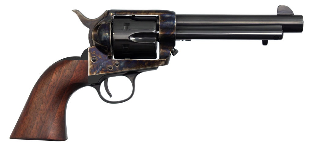 CIMARRON Doc Holliday Combo 45LC 3.5" Revolver - Black / Color Case