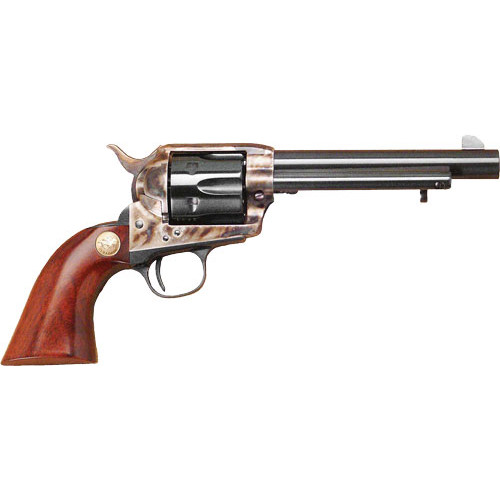 CIMARRON Model P Peacemaker 357 Mag 55 6rd Revolver  Case Hardened  Walnut