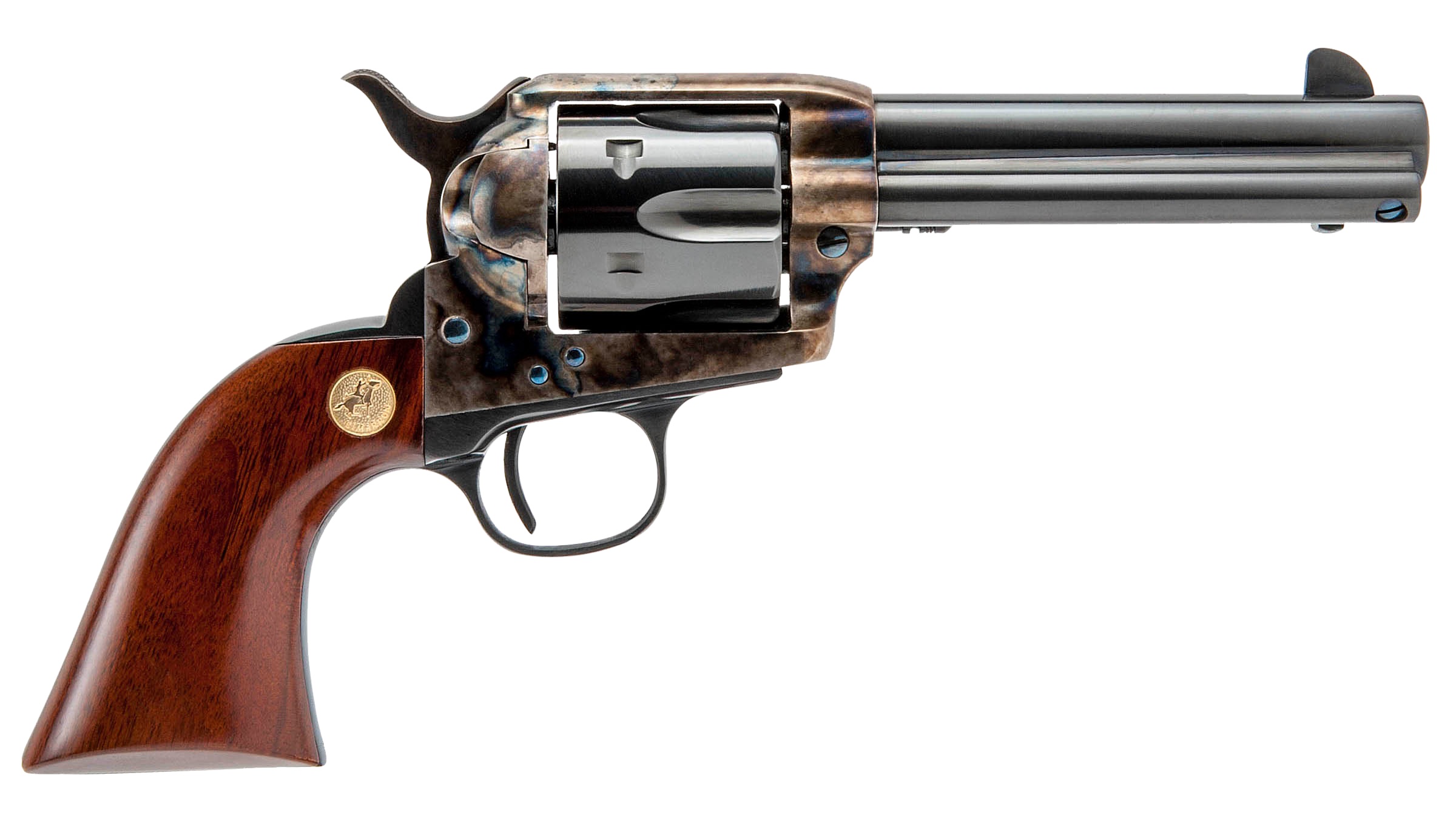 CIMARRON Model P 45LC 4.75" 6rd Single Action Revolver - Color Cased / Blued
