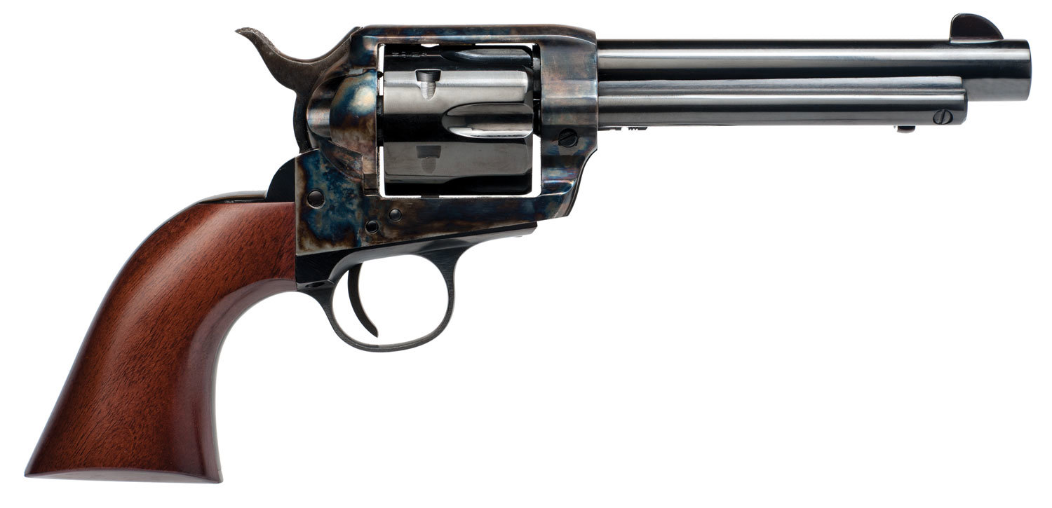 CIMARRON Frontier 357 Mag / 38 Special 5.5" 6rd Revolver - Case Hardened | Walnut