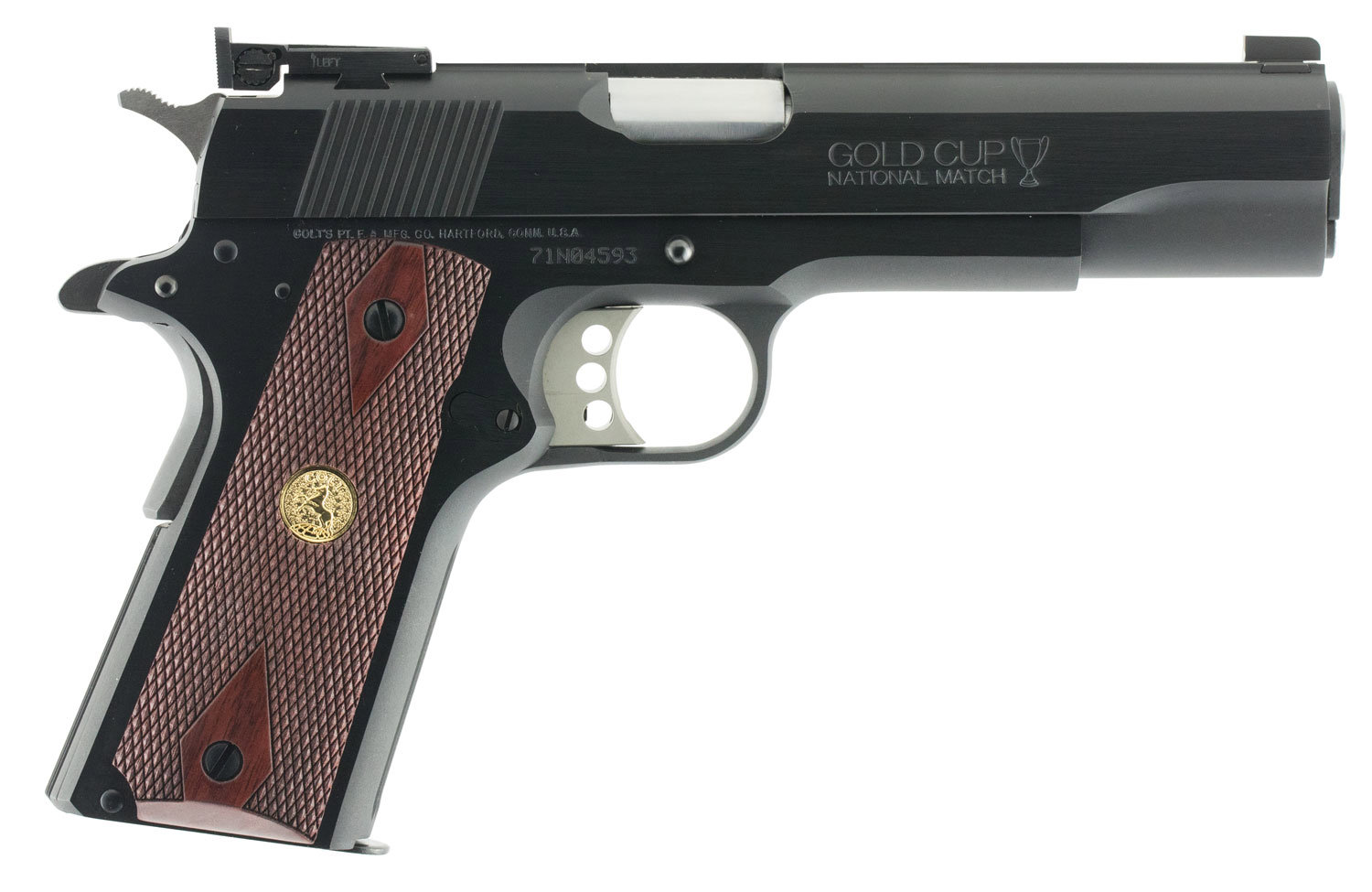 COLT 1911 Gold Cup National Match 45 ACP 5" 8rd Pistol - Walnut