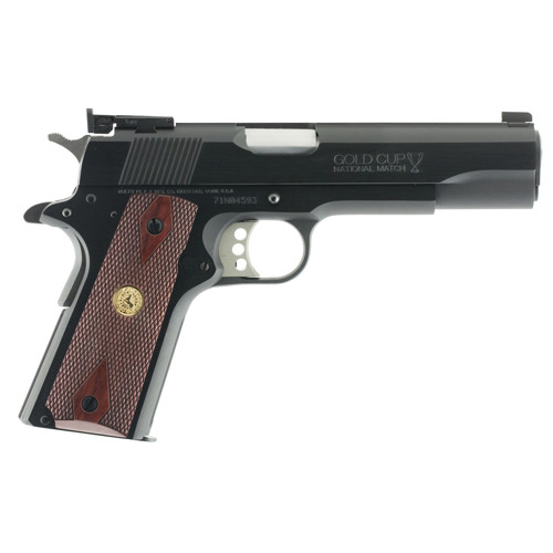 COLT 1911 Gold Cup National Match 45 ACP 5 8rd Pistol  Walnut