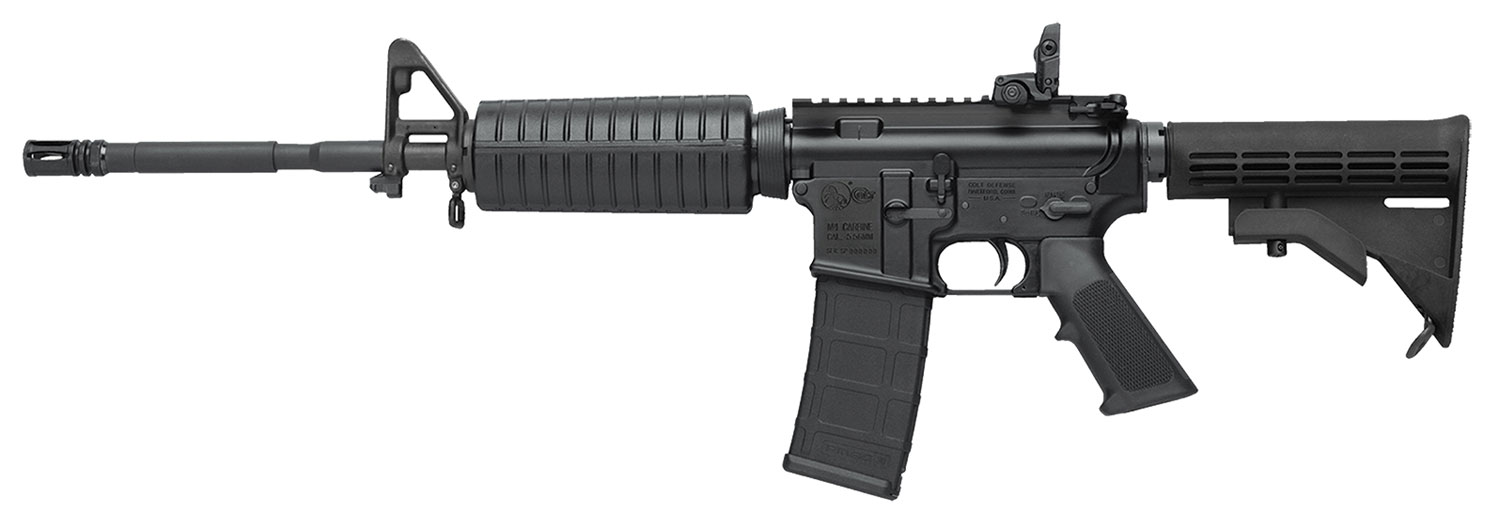 COLT M4 Carbine 5.56 16.1" 30rd w/MBUS Rear - Black