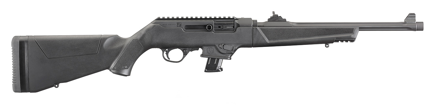 RUGER PC Carbine Takedown 9mm 16.12" 10rd Semi-Auto Rifle w/ Fluted Barrel - Black