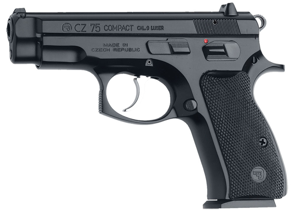 CZ-USA 75 D PCR Compact 9mm 3.75" 10rd Pistol - Black