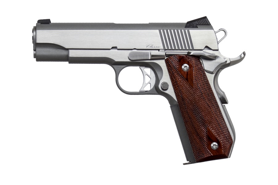 DAN WESSON Commander Classic 45 ACP 4.25in 7rd Pistol w/ Tritium Night Sights | Stainless