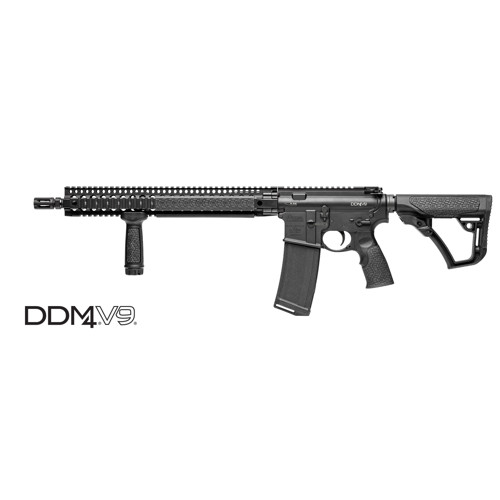 DANIEL DEFENSE DDM4 V9 Carbine 556 NATO 16 30rd SemiAuto AR15 Rifle  Black