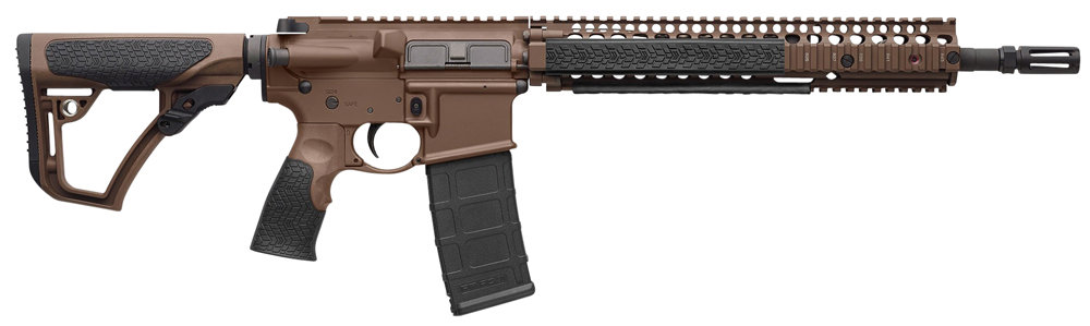 DANIEL DEFENSE DDM4 M4A1 5.56 NATO 14.5" (Pinned Flash Hider 16") 30rd Semi-Auto AR15 Rifle - Brown