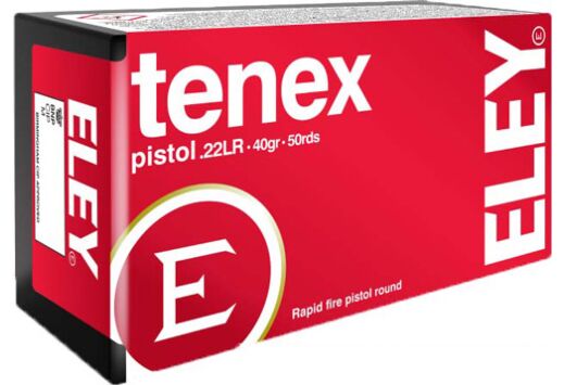 Eley ELEY Tenex 22 LR 40gr Round Nose Ammunition | 50 Rounds