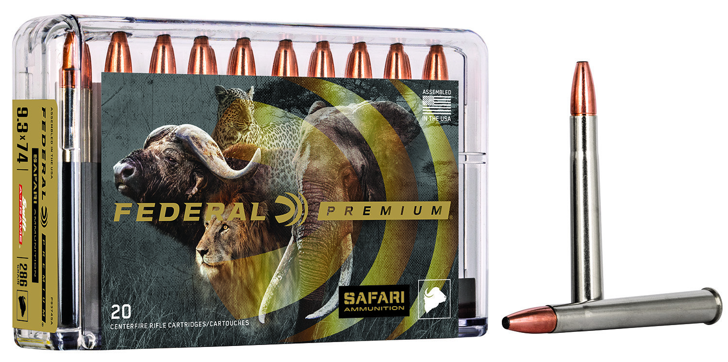 Federal FEDERAL AMMO Premium Safari Cape-Shok 9.3mmx74R 286 gr Swift A Frame | 20 Rounds
