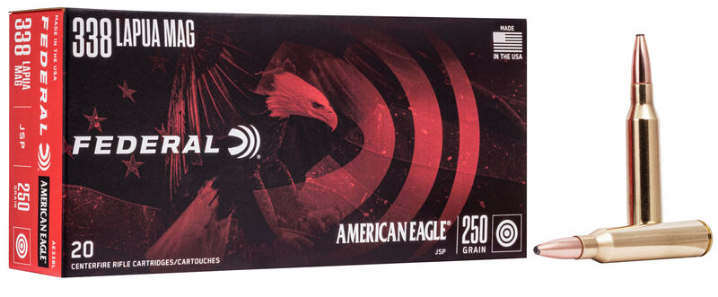 FEDERAL AE 338 LAPUA MAG 250GR – SP 20RD 10BX/CS