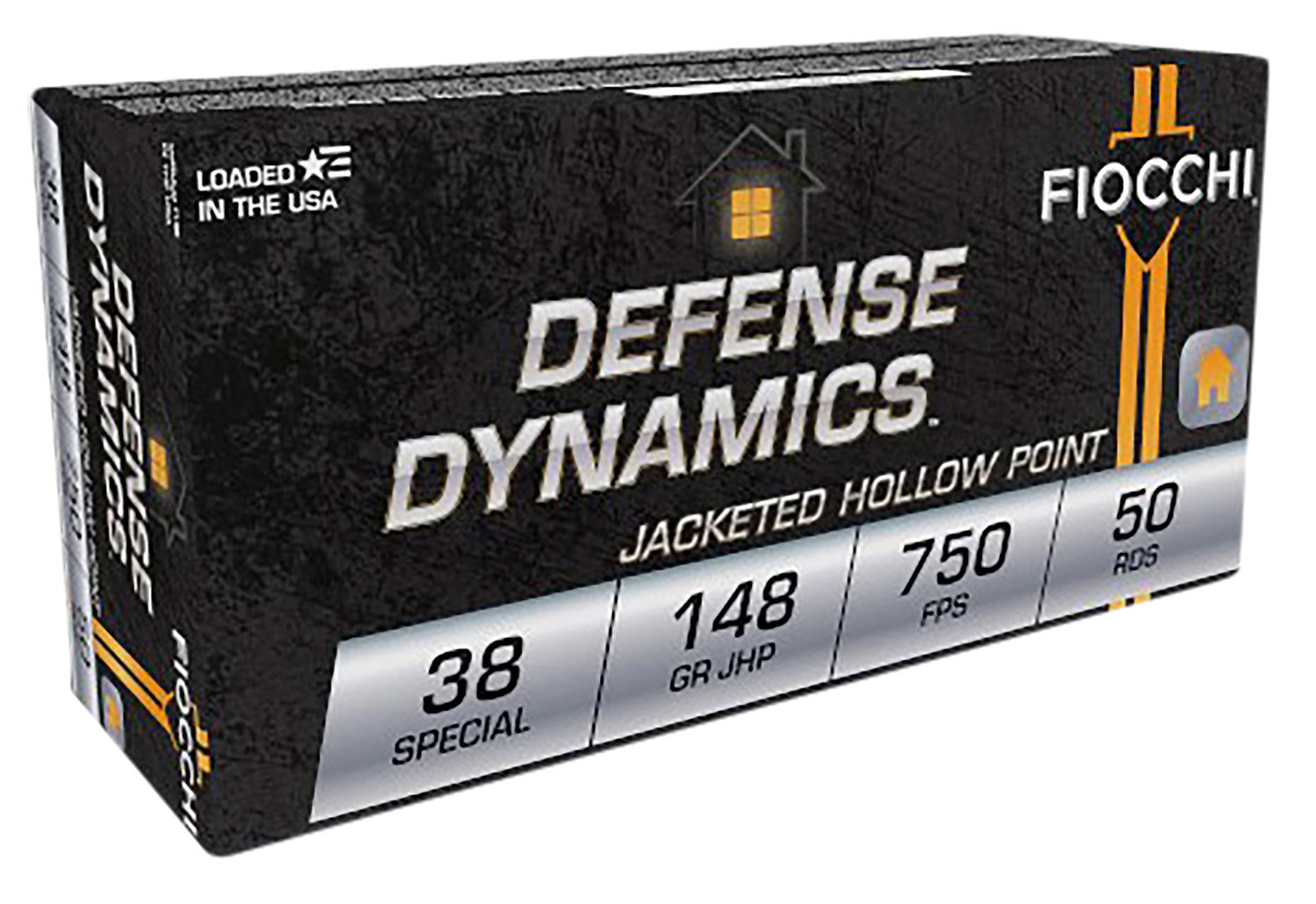 Fiocchi FIOCCHI Defense Dynamics 38 Special 148 gr Jacket Hollow Point Ammunition | 50 Rounds